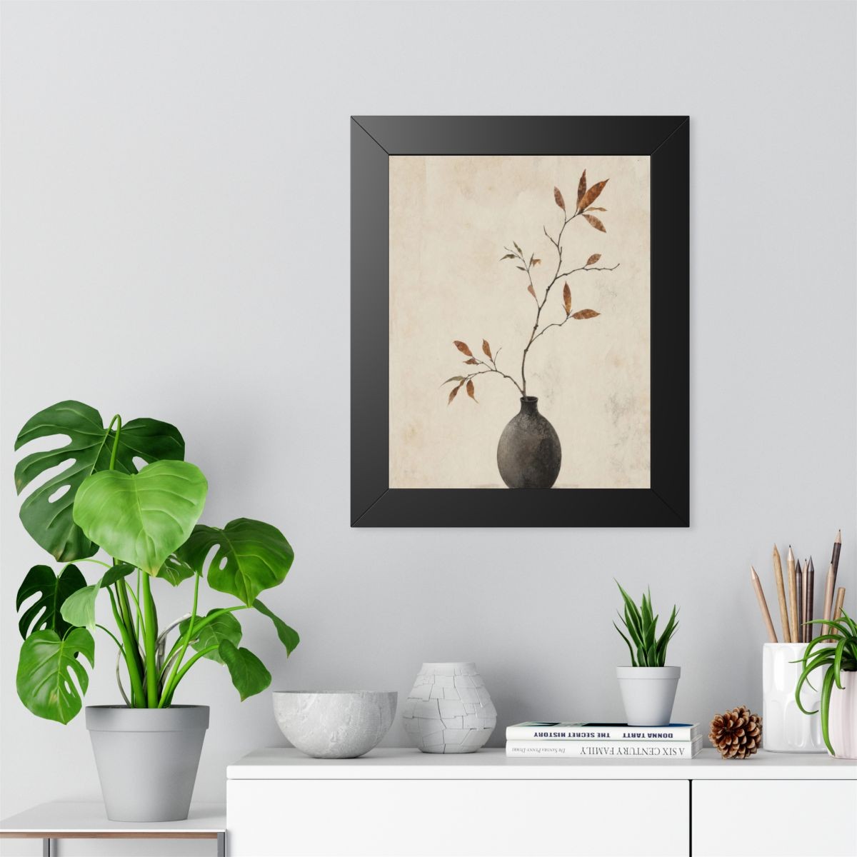 Still Branch Framed Art Print, view 2