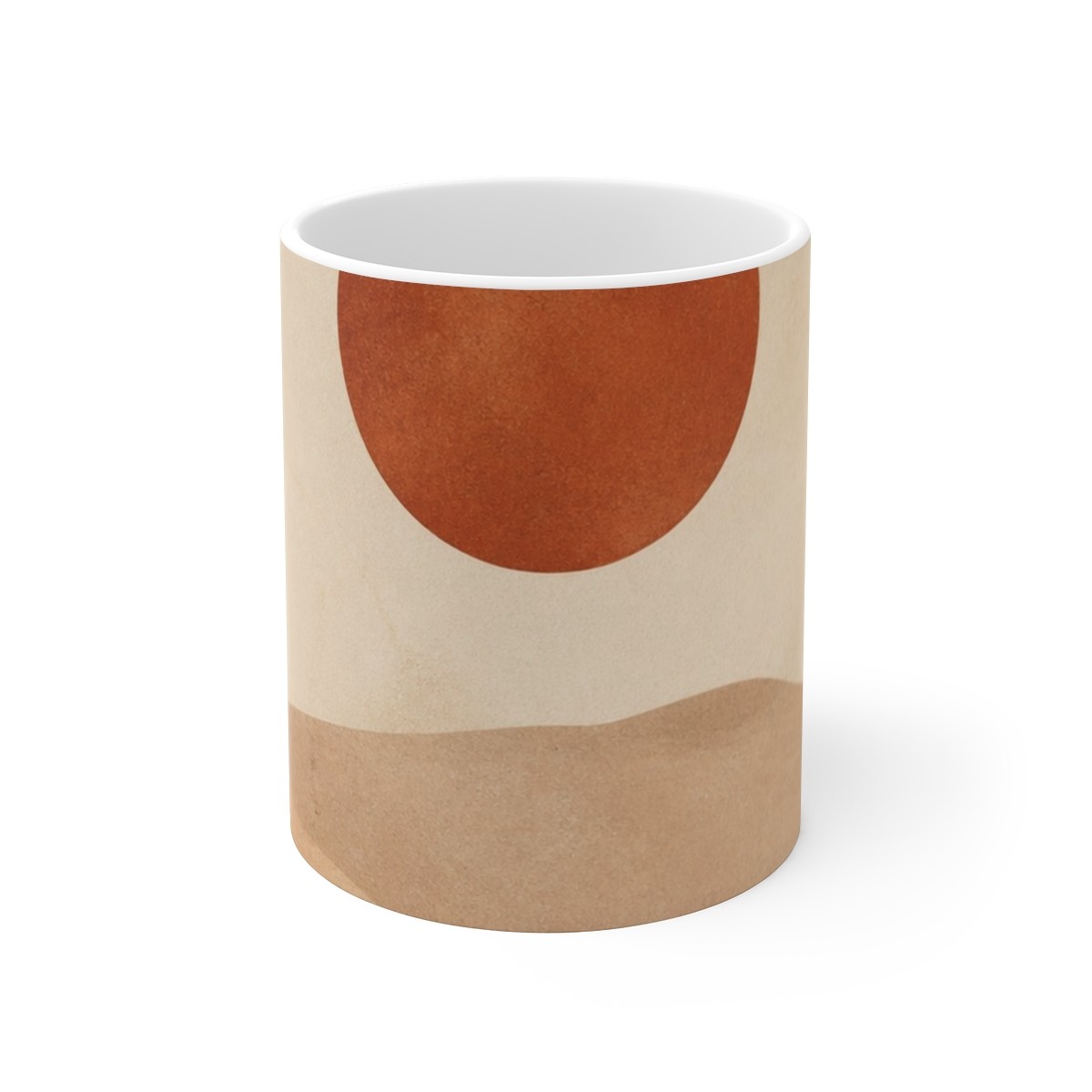 Terracotta Moon Ceramic Mug