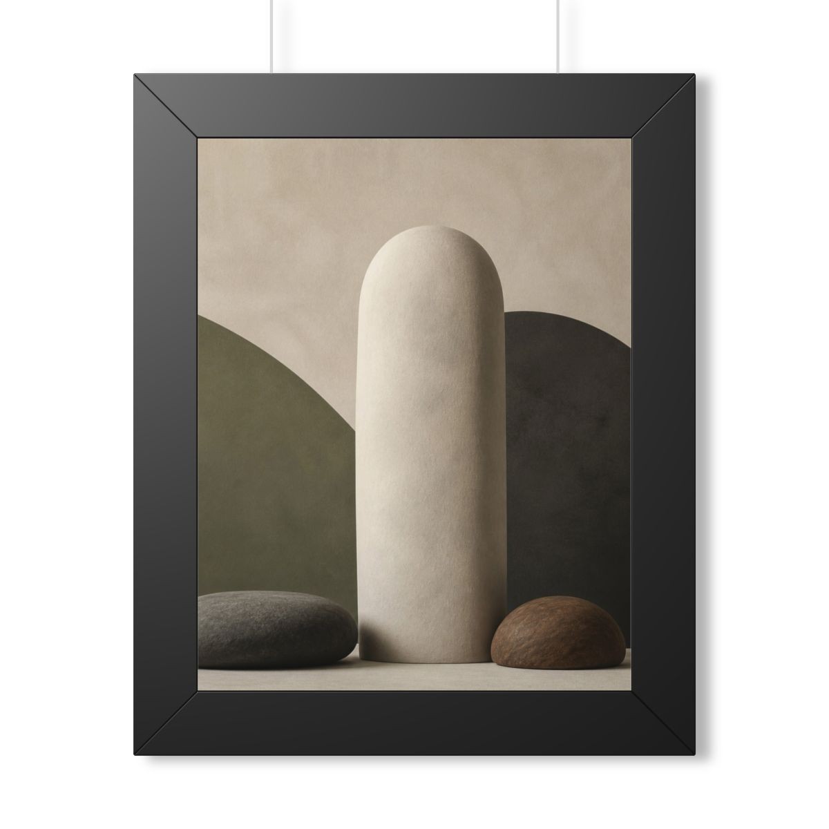 Soft Monolith Framed Art Print
