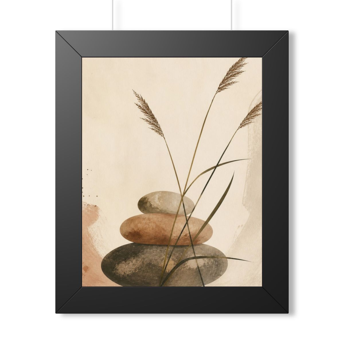 Reed and Stone Framed Art Print