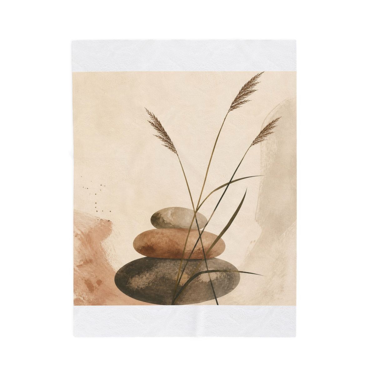 Reed and Stone Plush Blanket