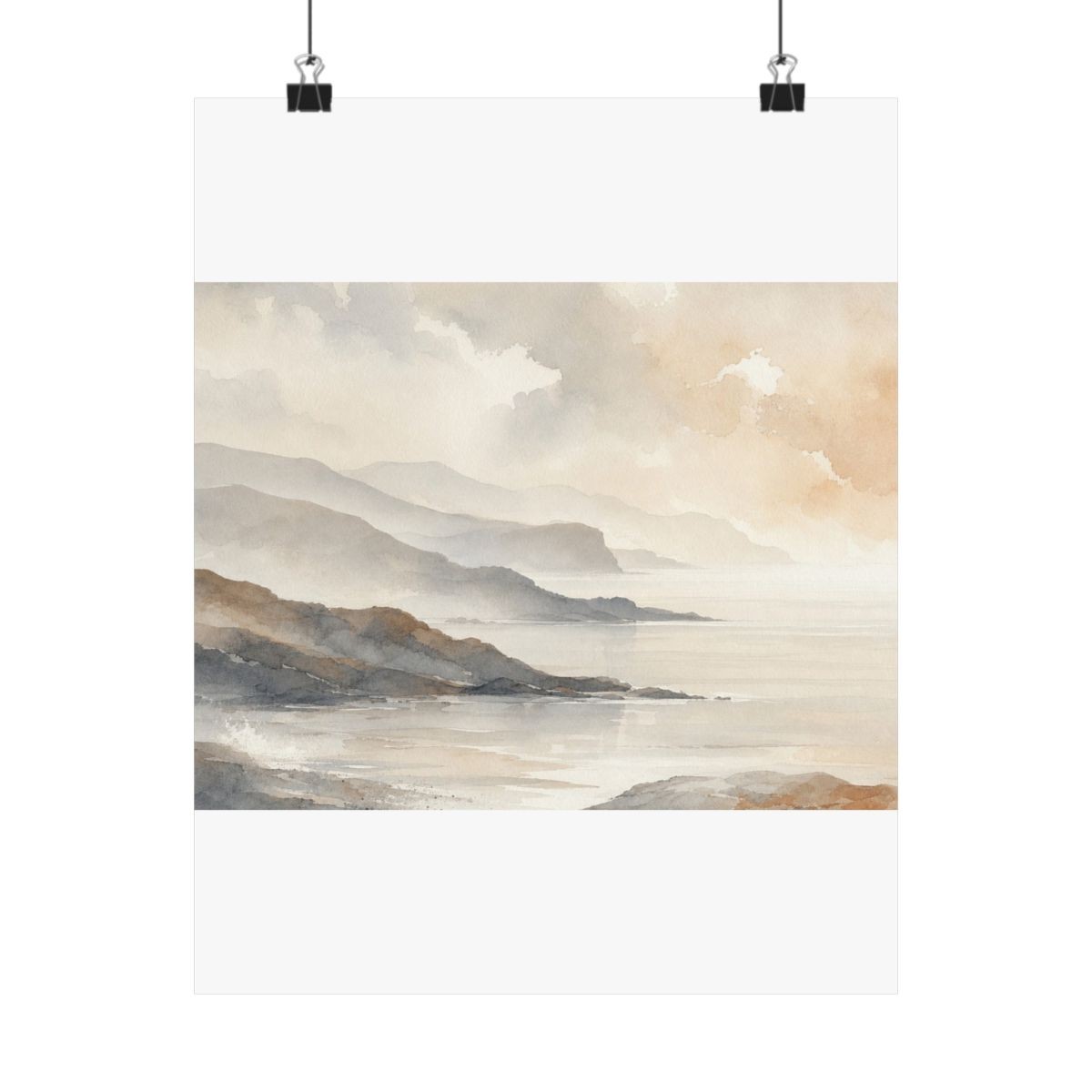 Morning Coast Matte Art Print