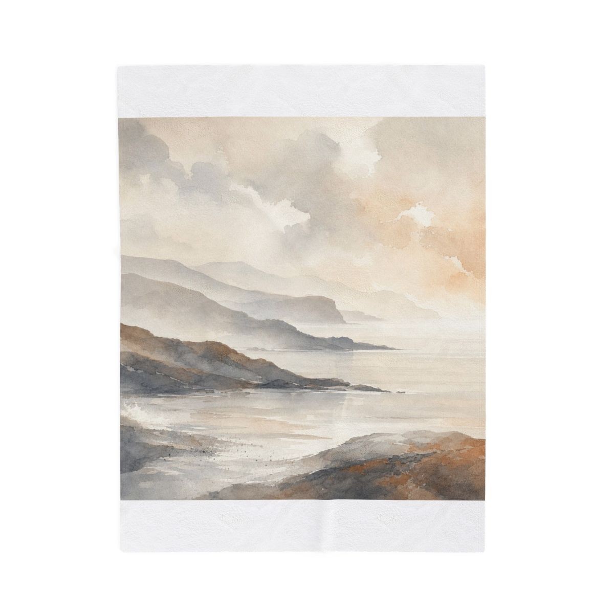 Morning Coast Plush Blanket