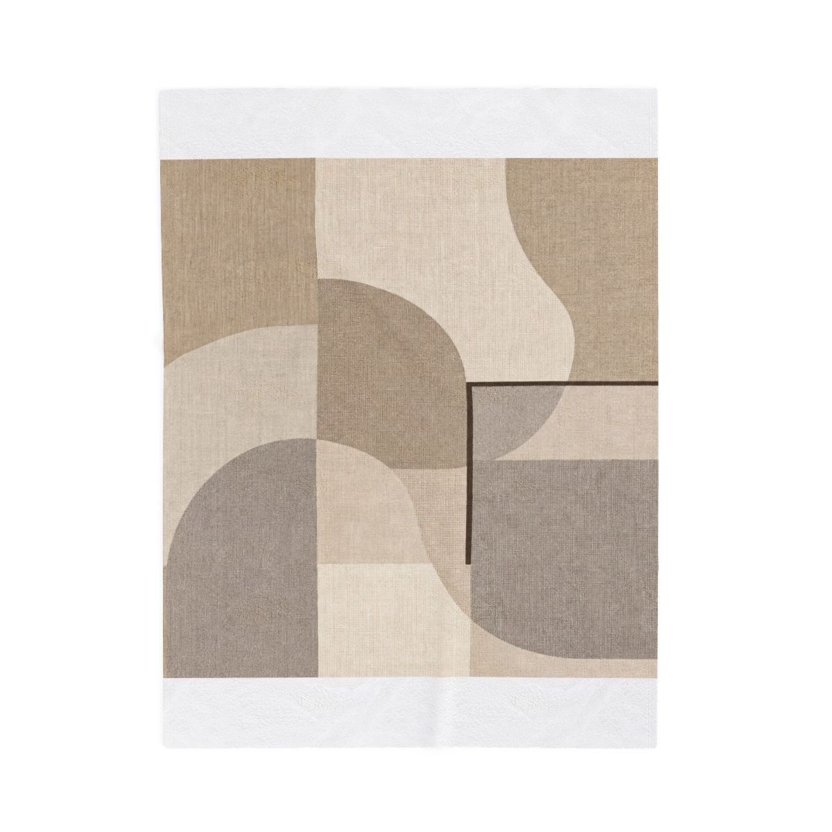 Sand Geometry Plush Blanket