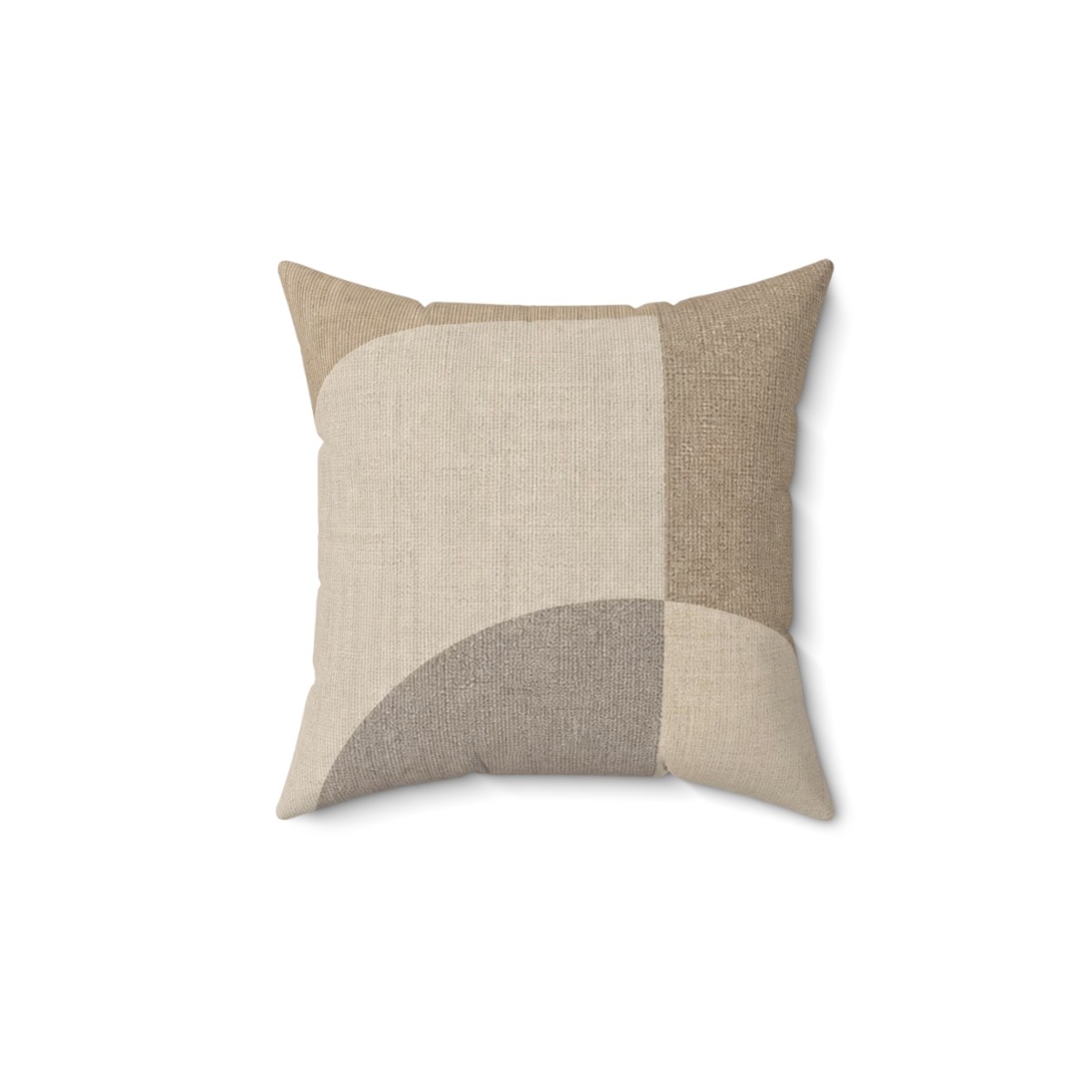 Sand Geometry Square Pillow