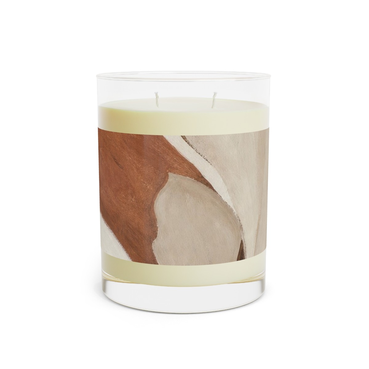Walnut Bloom Glass Candle