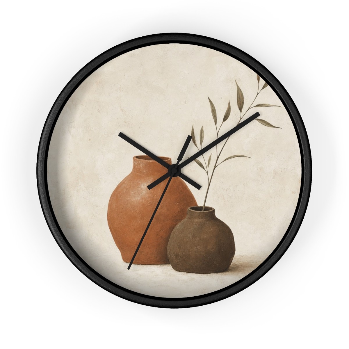 Clay Vessel Wall Clock