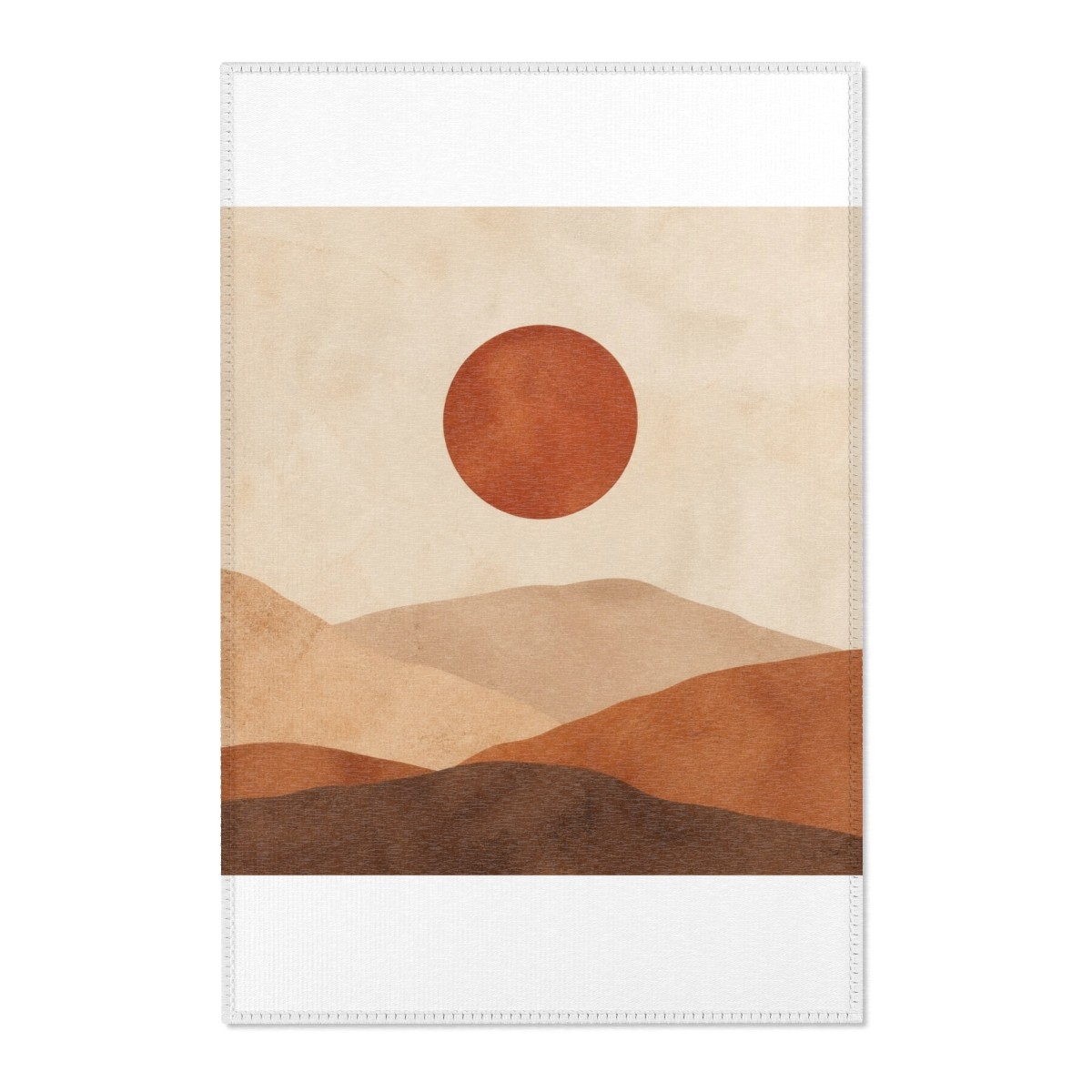 Terracotta Moon Area Rug