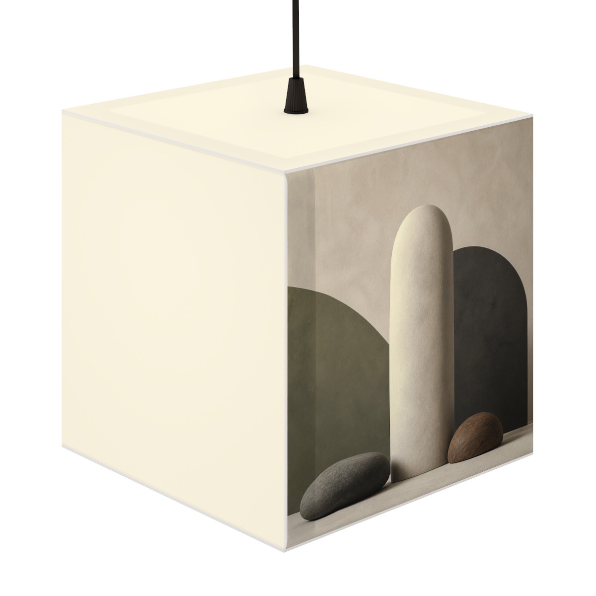 Soft Monolith Light Cube Lamp