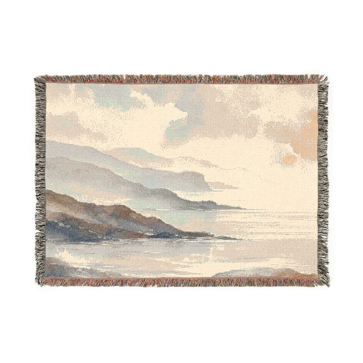 Morning Coast Woven Art Blanket