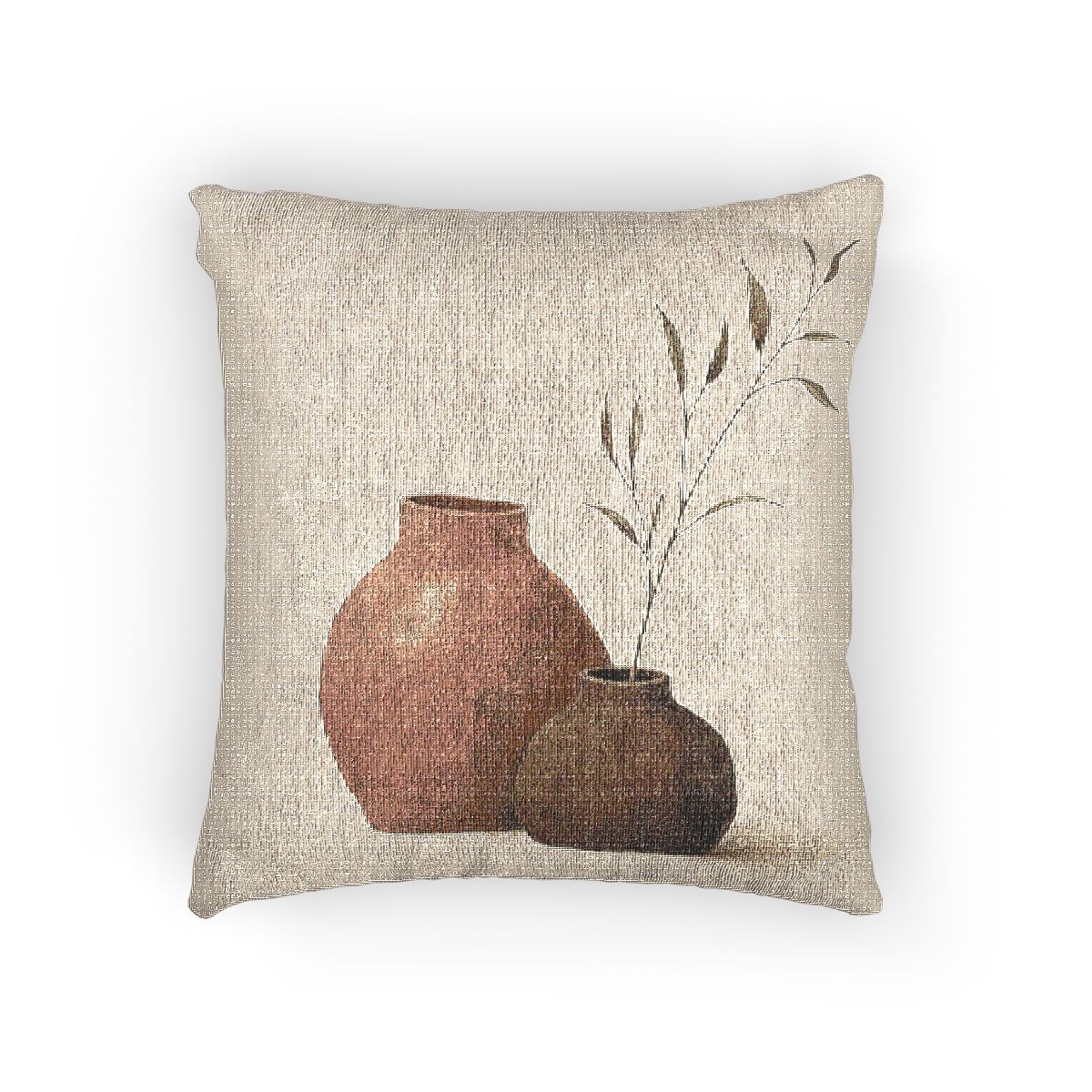 Clay Vessel Woven Accent Pillow